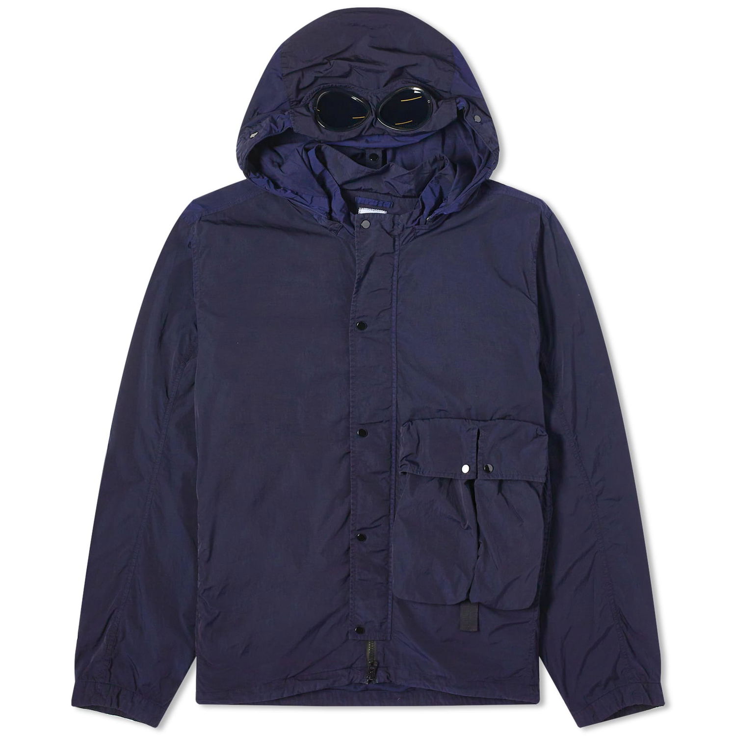 Takki C.P. Company Chrome-R Goggle Overshirt Tummansininen | 15CMOS029A-005904G-888, 0