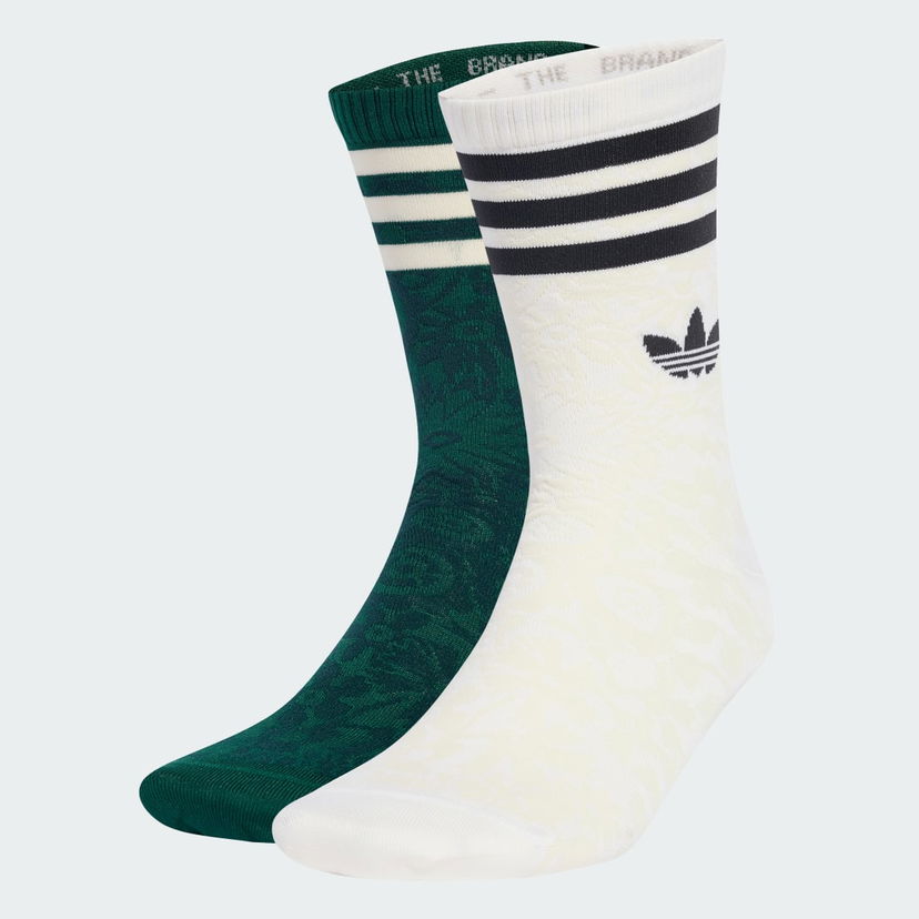 Sukat adidas Originals Originals x Liberty London Crew Socks - 2 Pairs Valkoinen | JV7853