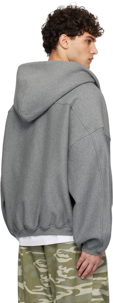 Huppari Alexander Wang Dense Fleece Star Zip-Up Hoodie Harmaa | 6CC2242051, 2