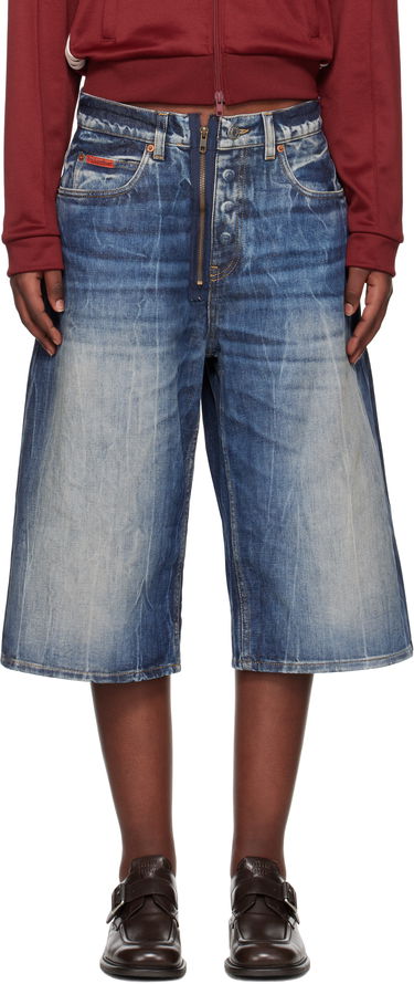 Shortsit Martine Rose Martine Rose Zip Denim Shorts Sininen | 247WD07515, 0