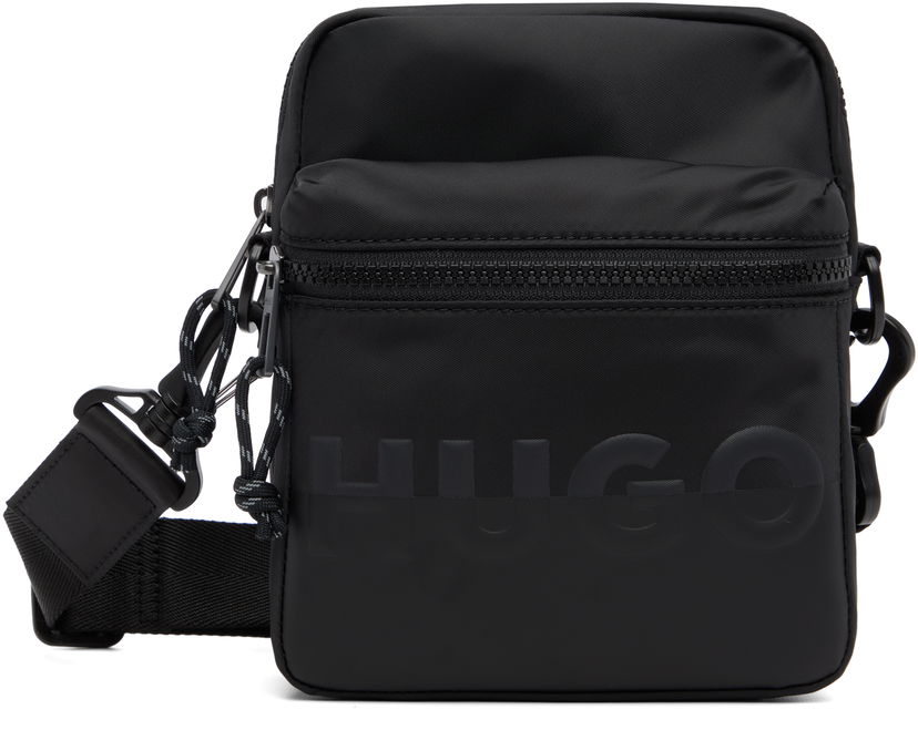 Olkalaukku BOSS HUGO Logo Crossbody Bag Musta | 50547115