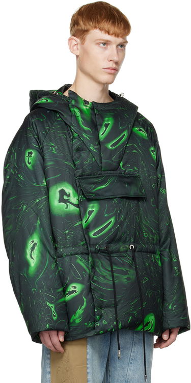 Parka Feng Chen Wang Feng Chen Wang Graphic Down Jacket Vihreä | FUF14JK05, 1