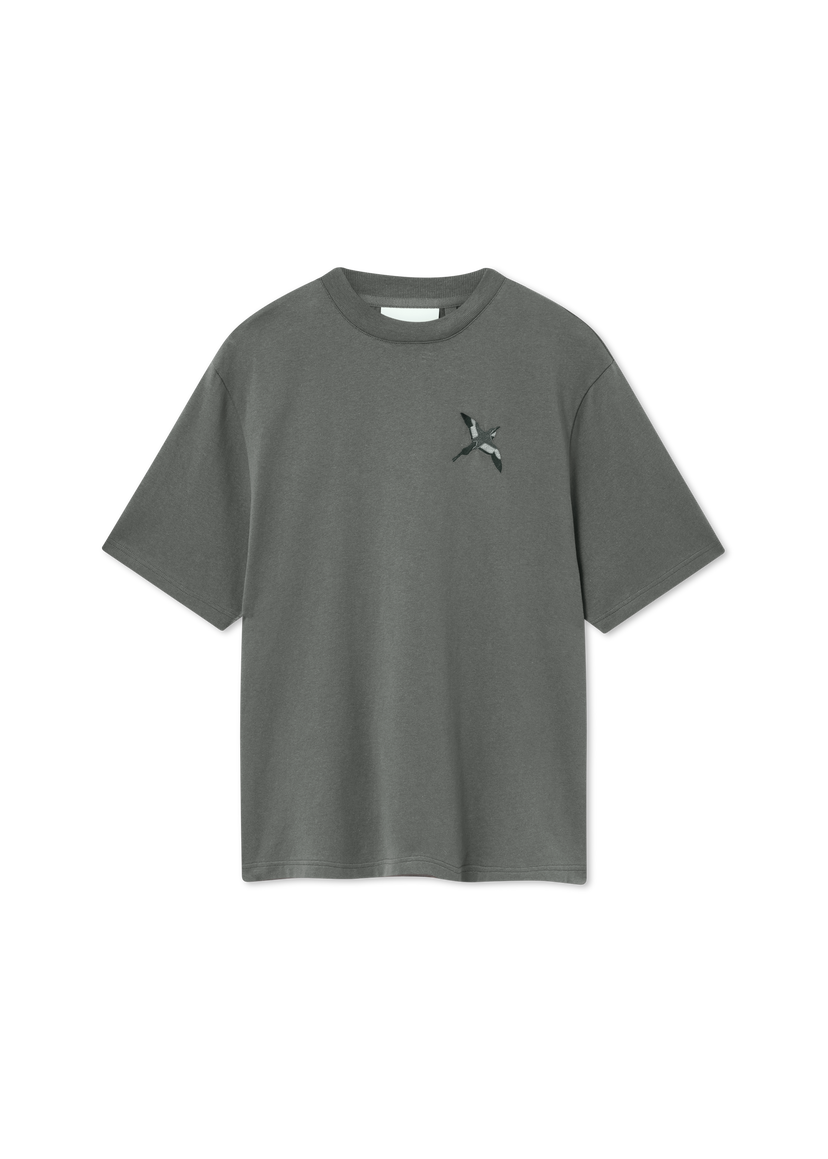 T-paita AXEL ARIGATO Micro Bee Bird T-Shirt Harmaa | A3464003