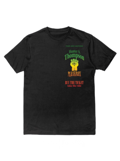 T-paita Pleasures Take The Ride Tee Musta | P22W054-BLACK