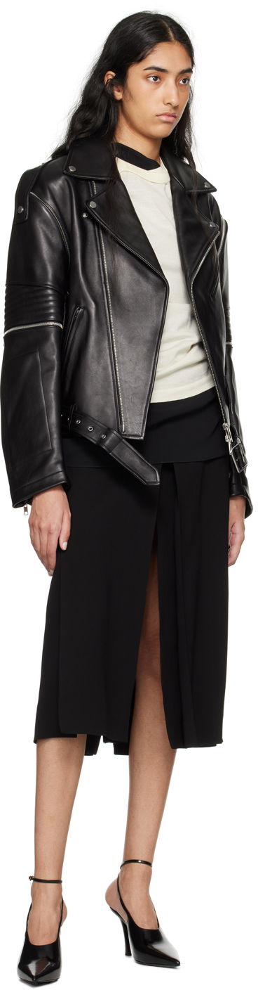 Bomber-takki Helmut Lang Helmut Lang Astro Biker Jacket Musta | O05HM103, 3