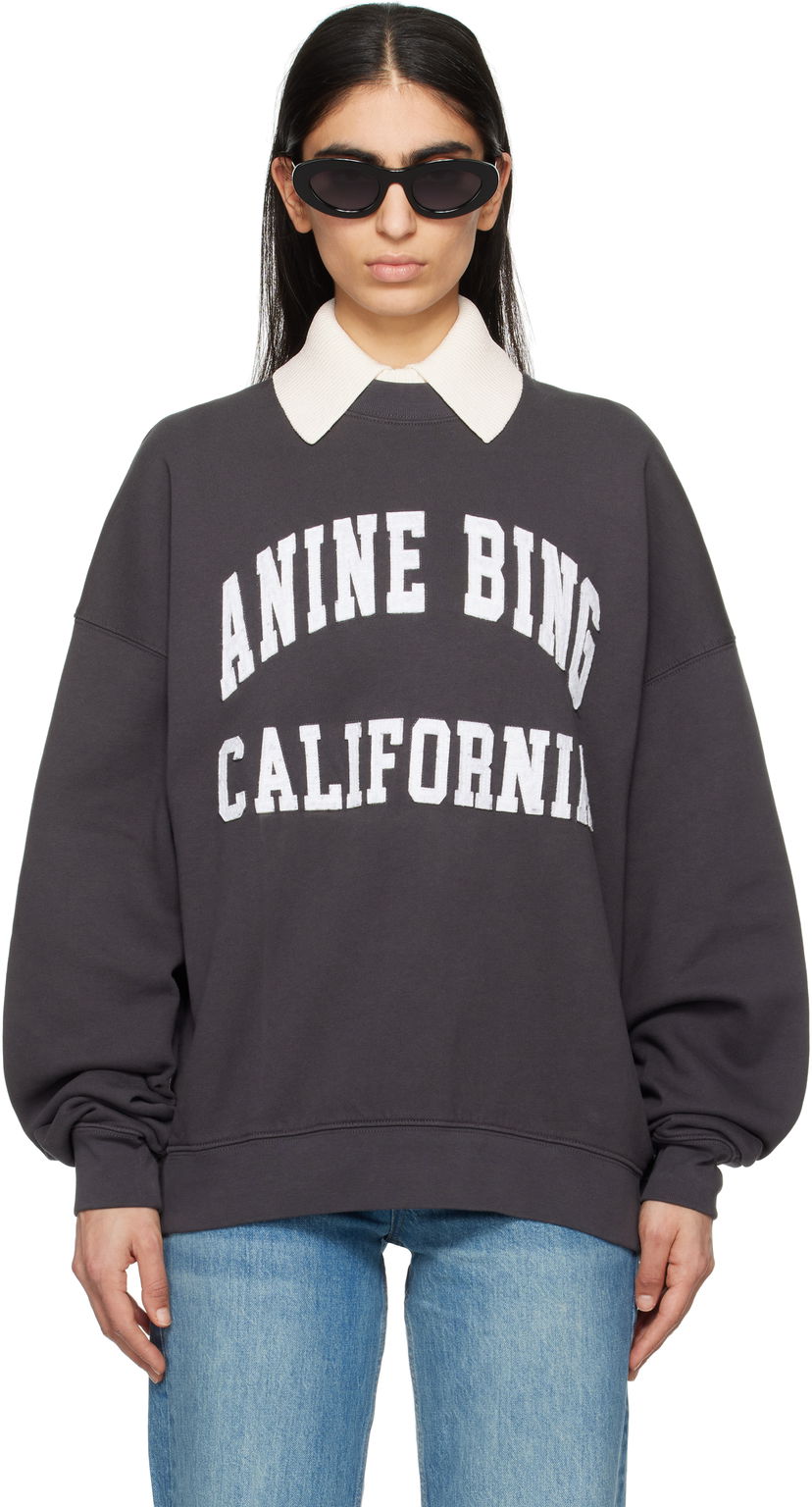 Huppari Anine Bing Anine Bing Miles Sweatshirt Harmaa | A-08-10025-009