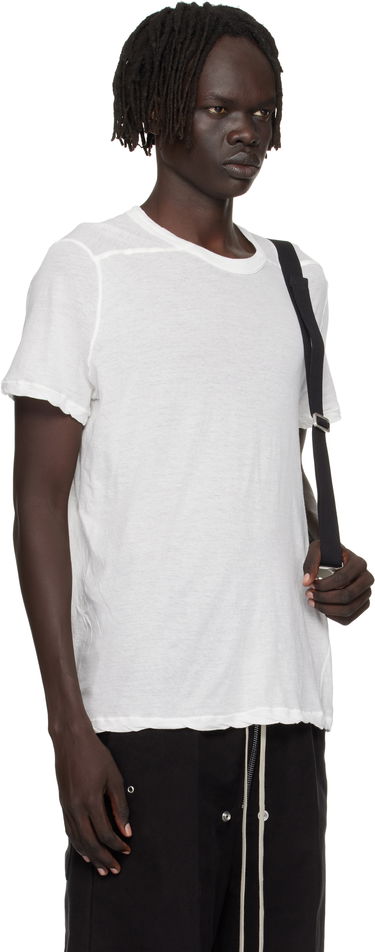 T-paita Rick Owens Rick Owens Concordians Short Level T-Shirt Valkoinen | RU02E1265 UC, 1