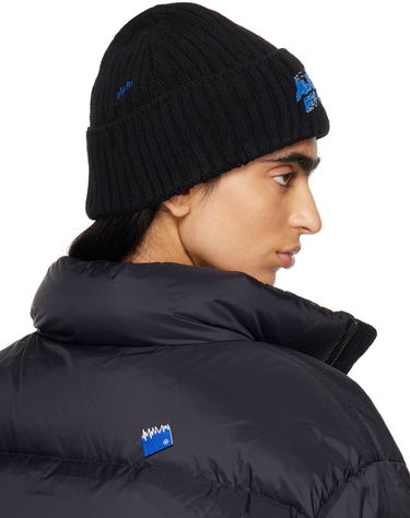 Pipo ADER ERROR Logo Embroidered Beanie Musta | BN26FYHW0501BK, 2