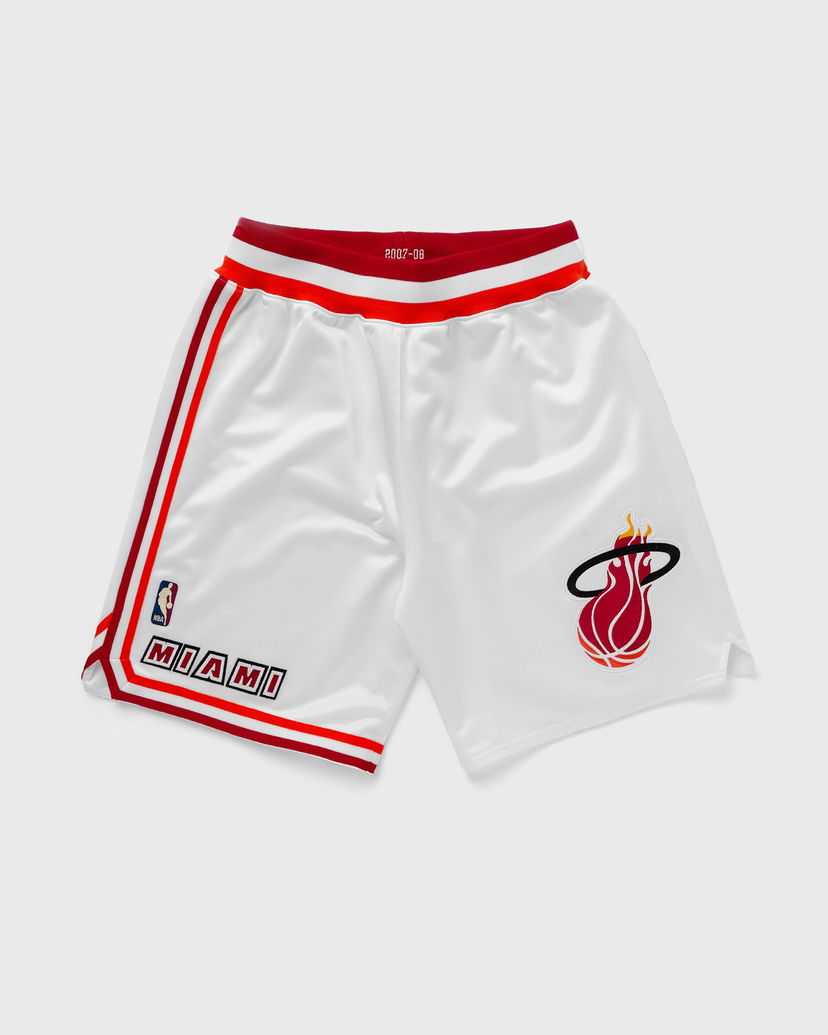 Shortsit Mitchell & Ness Mitchell & Ness NBA HWC HEAT 2007 Team Shorts Valkoinen | ASHR5661-MHE07PPPWHIT