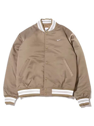 Bomber-takki Nike Sportswear Authentics Dugout Jacket Beige | DX0659-247