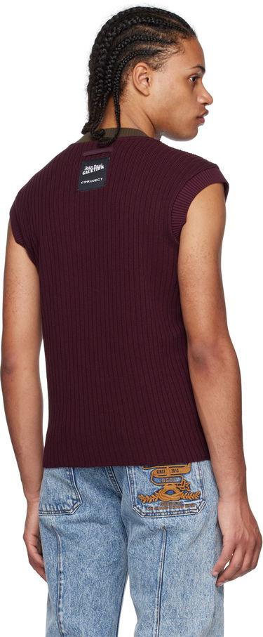 Tankkitoppi Y/PROJECT Jean Paul Gaultier Edition Argyle Mesh Tank Top Keltainen | YPJPGTS5-S24, 2