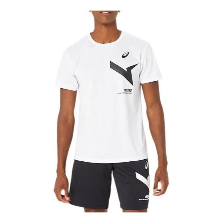 T-paita Asics A-I-M Dry Short Sleeve T-Shirt Valkoinen | 2031E555-100
