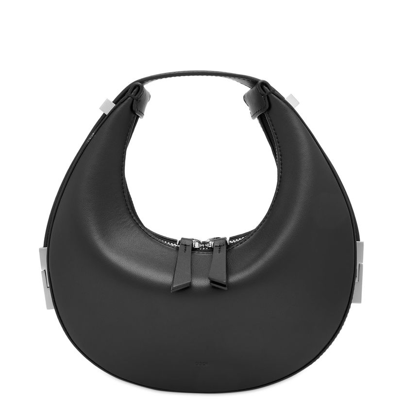Olkalaukku OSOI Mini Black Leather Shoulder Bag Musta | 21SB030-101-01