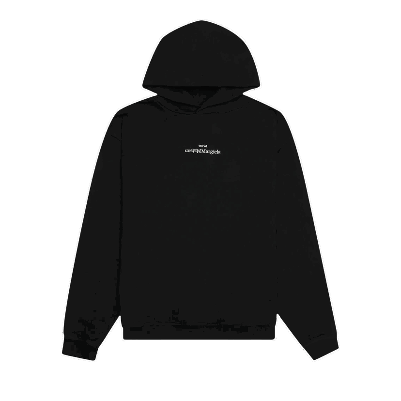 Huppari Maison Margiela Maison Margiela Logo Hoodie Musta | S50GU0167 S25503 962