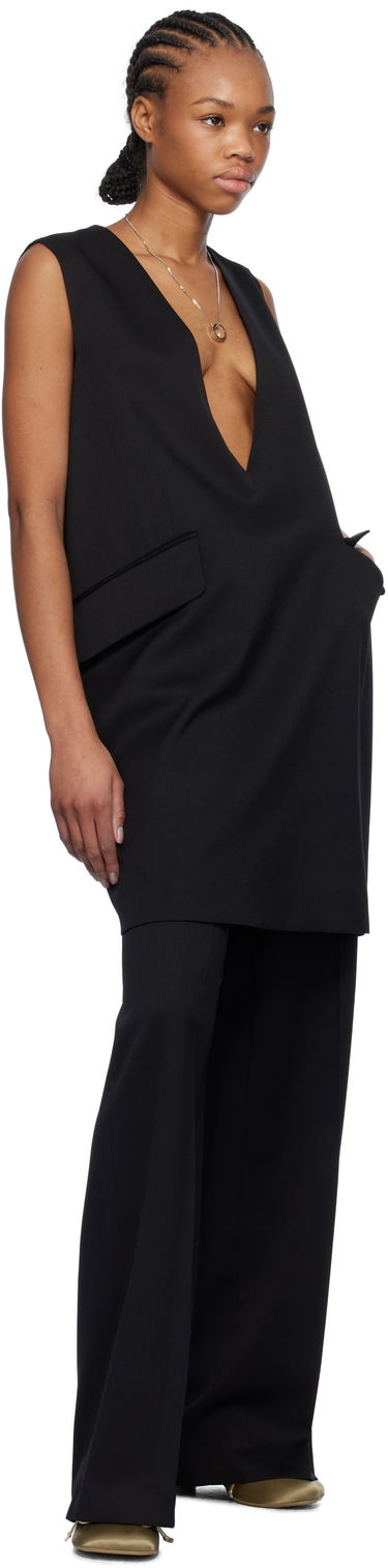 Mekko Maison Margiela Wool Minidress Musta | S52DA0046 M35153, 3