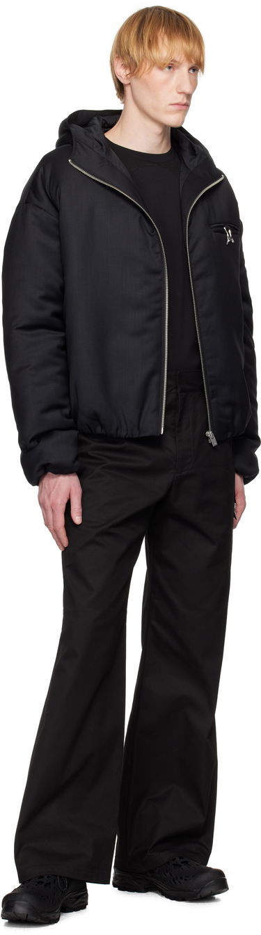 Takki HELIOT EMIL Haptic Tailored Hooded Jacket Musta | SS25_M_02_153_BLK01, 3