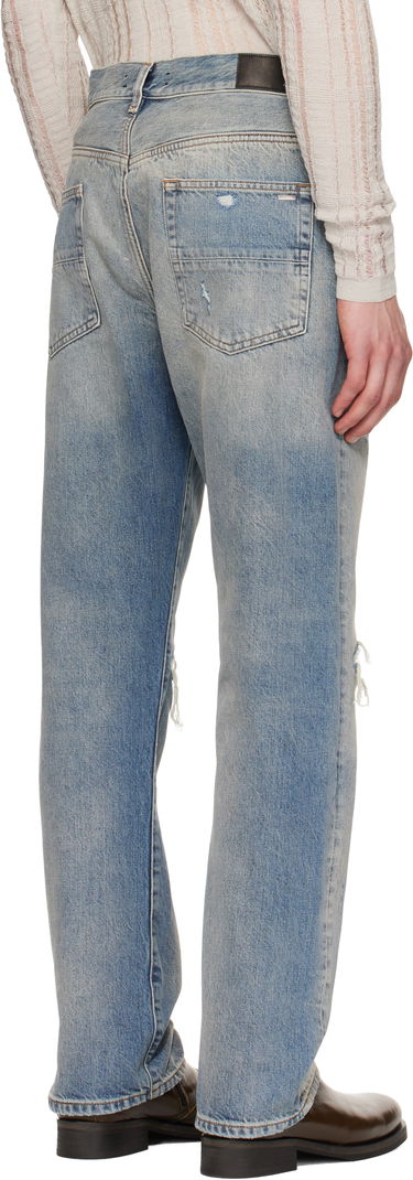 Jeans AMIRI AMIRI Suede Straight MX1 Jeans Sininen | AMDNGH1085, 2