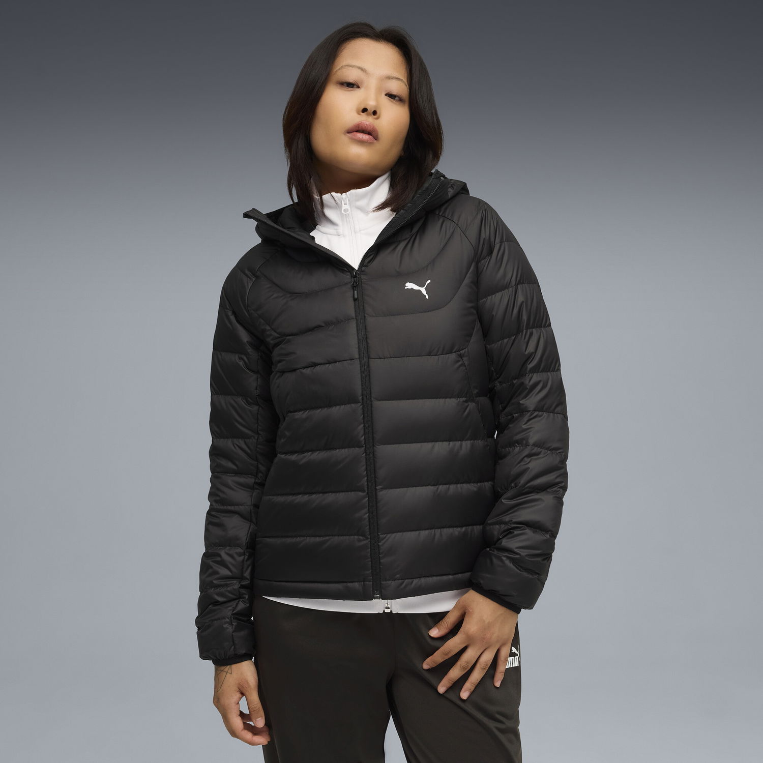 Puffer takki Puma Packlite Hooded Down Jacket Musta | 685234_01, 0