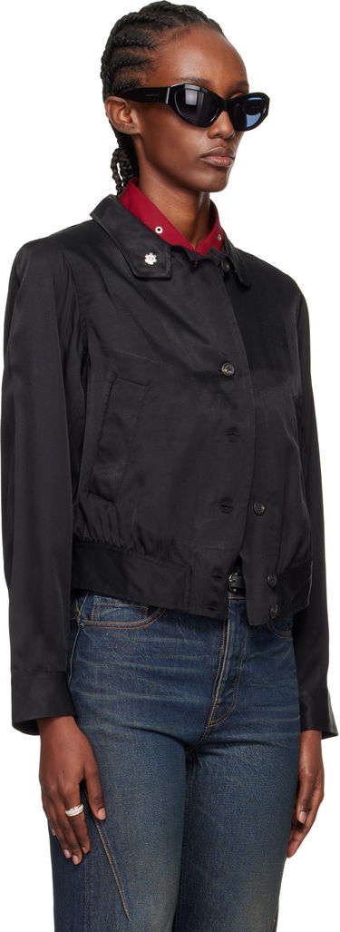 Bomber-takki OUR LEGACY Tuxedo Bomber Jacket Musta | W4252TF, 1
