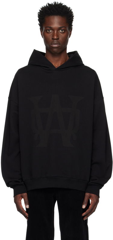 Huppari We11done We11done Symbol Hoodie Musta | WD-TH3-22-801-U-BK, 0