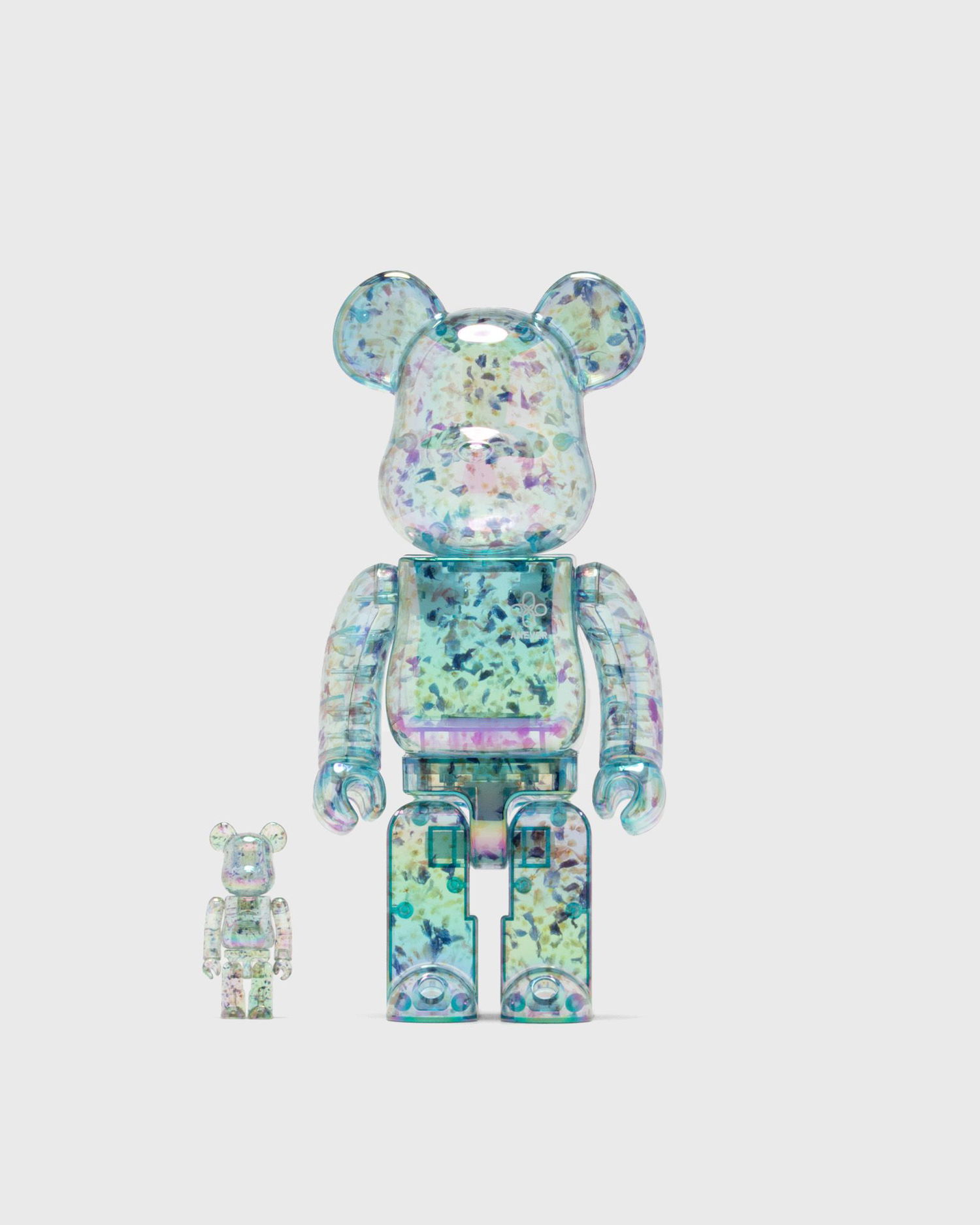 Keräilykelpoinen Medicom Toy ANEVER VERSION 3 100% & 400% BE@RBRICK Set Turkoosi | MED1683, 0