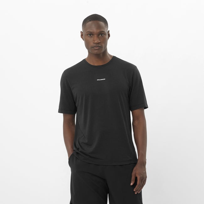 T-paita Salomon Shakeout Core Tee Musta | LC2423700