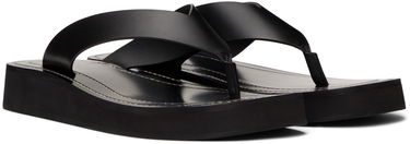 Vaatteet The Row The Row Ginza Platform Flip-Flop Sandals Musta | F1159-L52, 3