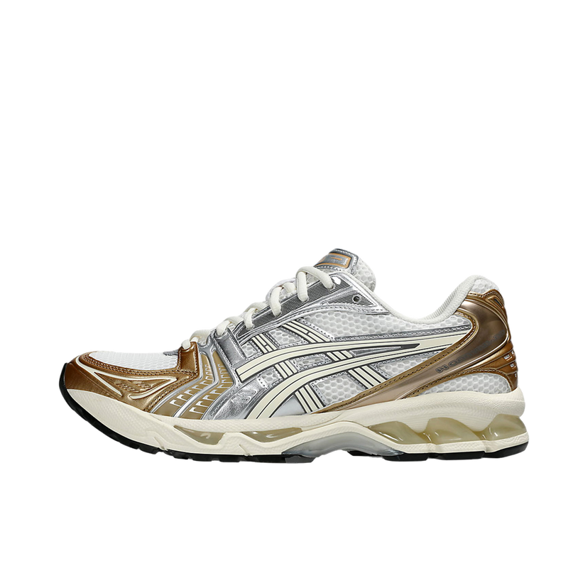 Juoksu Asics GEL-Kayano 14 White Cream Gold W Ruskea | 1203A537-104