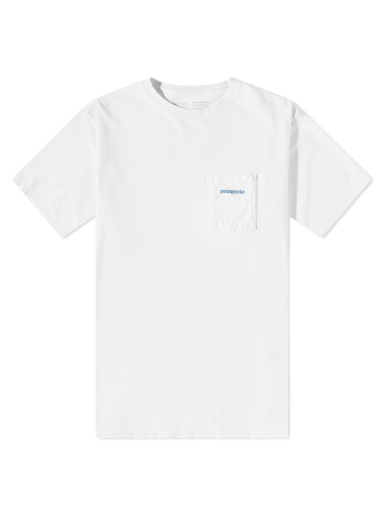 T-paita Patagonia Boardshort Logo Pocket Responsibili-Tee Valkoinen | 37655-WHI