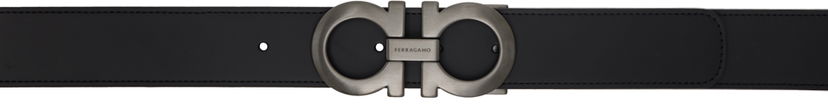 Vyöt FERRAGAMO Reversible Gancini Belt Musta | 464231
