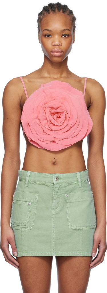 Hame Blumarine Blumarine Rose-Effect Cami Top Vihreä | P522C360A, 0