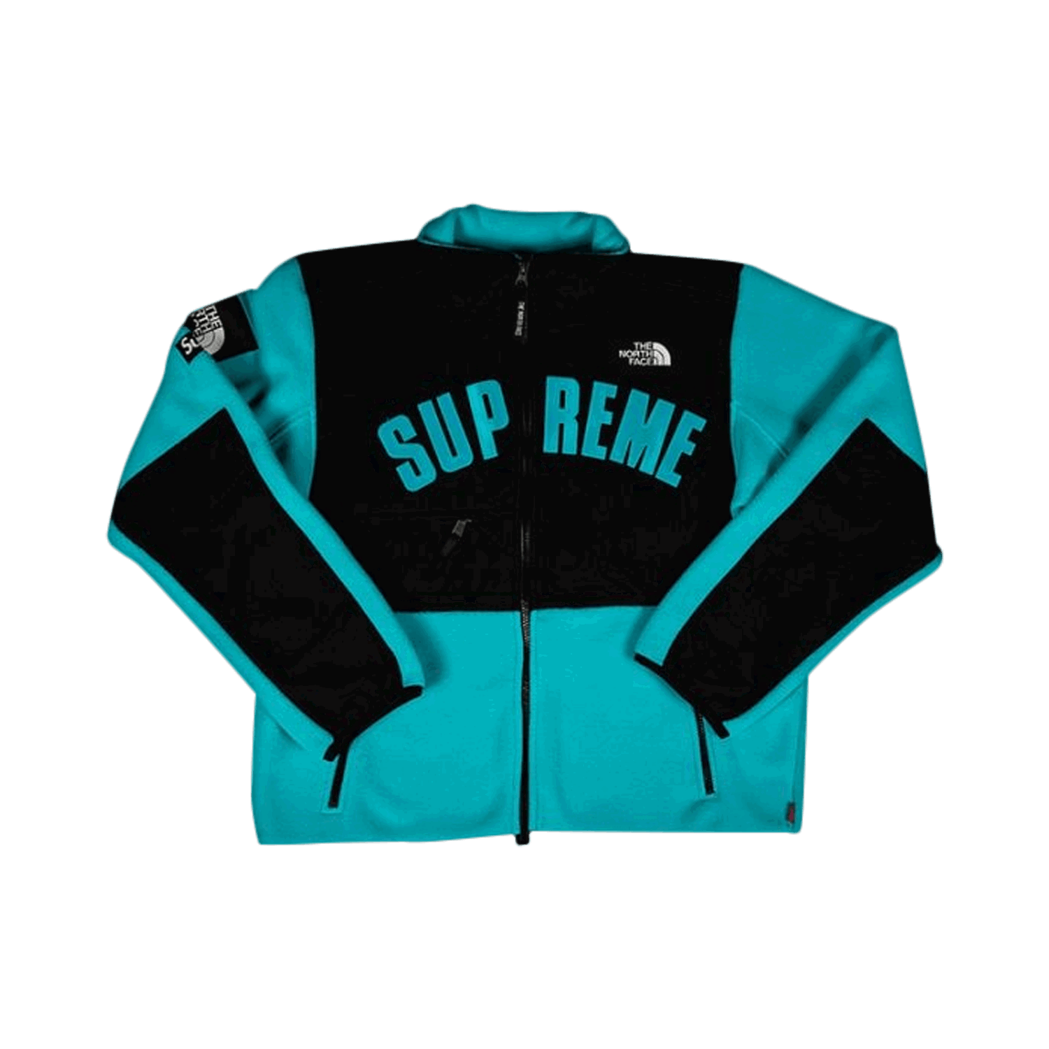 Takki Supreme The North Face x Arc Logo Denali Fleece Jacket Turkoosi | SS19J10 TEAL, 0
