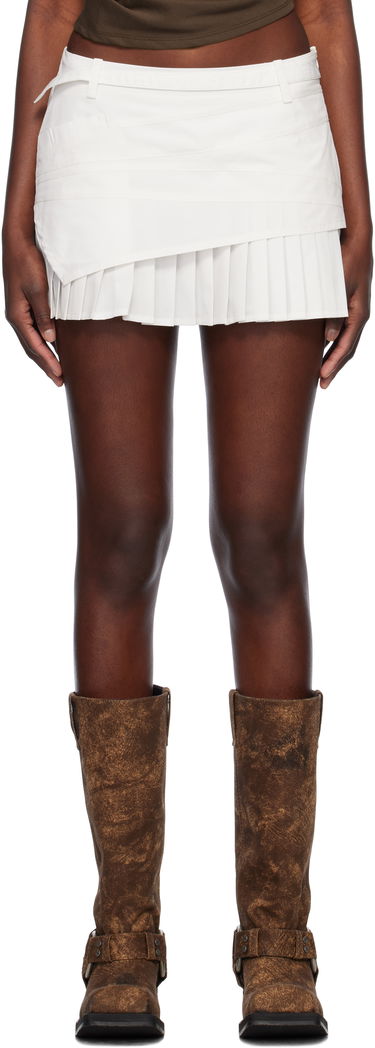 Hame Feng Chen Wang Feng Chen Wang Pleated Miniskirt Valkoinen | FWS19SK02, 0