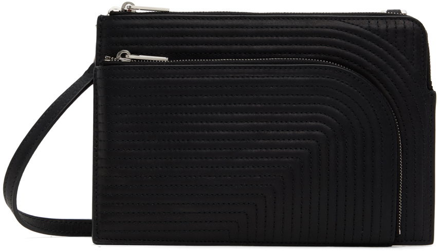 Olkalaukku Rick Owens Leather Club Pouch Musta | RA01D0420 LSUQ1, 0