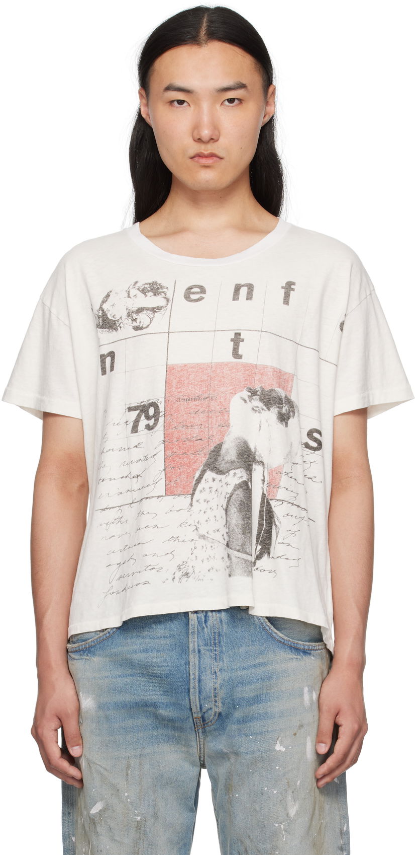 T-paita Enfants Riches Déprimés Enfants Riches Déprimés Pharmacist's Daughter Graphic T-Shirt Valkoinen | 010-817