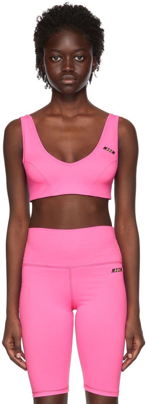 Tankkitoppi MSGM Nylon Sports Bra Vaaleanpunainen | 3245MDR01 227180