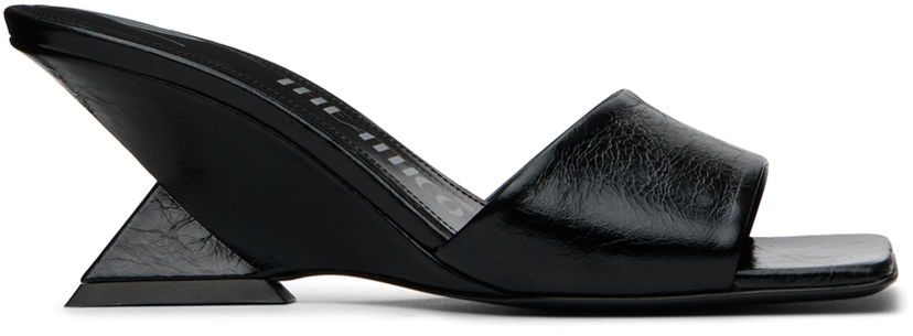 Asusteet The Attico Attico Cheope Wedge Mules Musta | 248WS605 L070