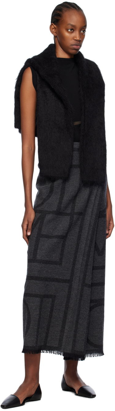 Mekko TOTEME TOTEME High-Neck Mesh-Paneled Top Musta | 241-WRT1068-YA0028, 4