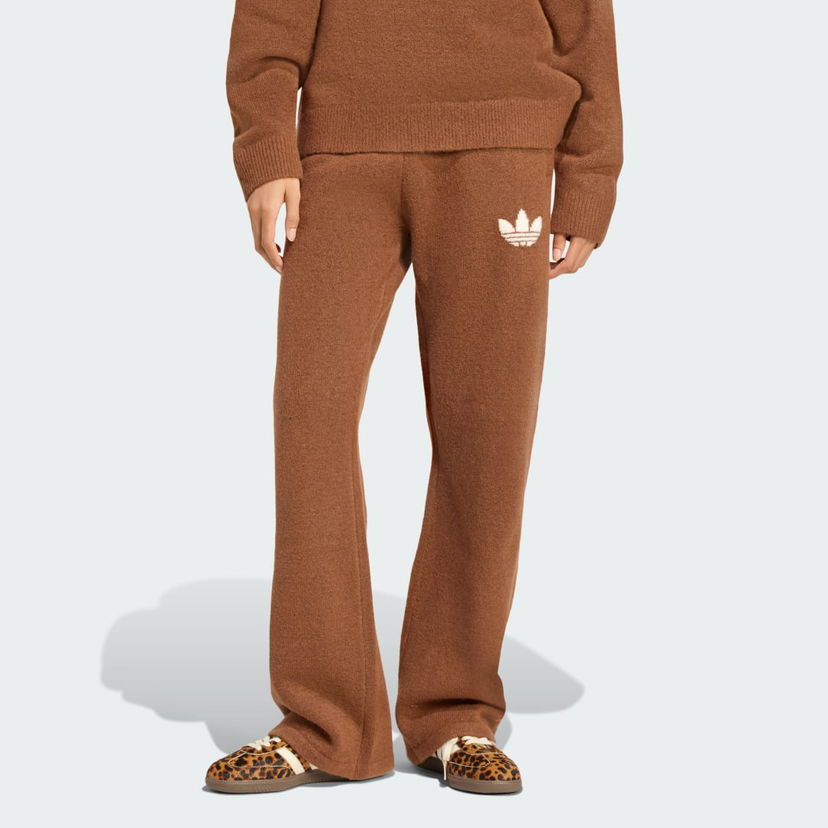 Housut adidas Originals adidas Originals Athletic Dept Knitted Pants Ruskea | KF2535