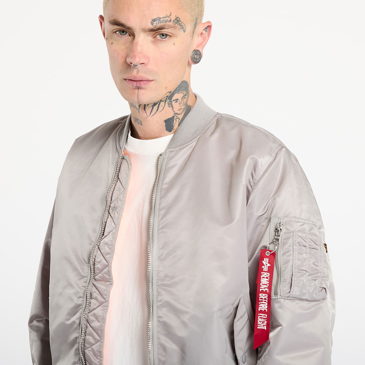 Bomber-takki Alpha Industries MA-1 Heritage Bomber Jacket Harmaa | 100101-31, 1