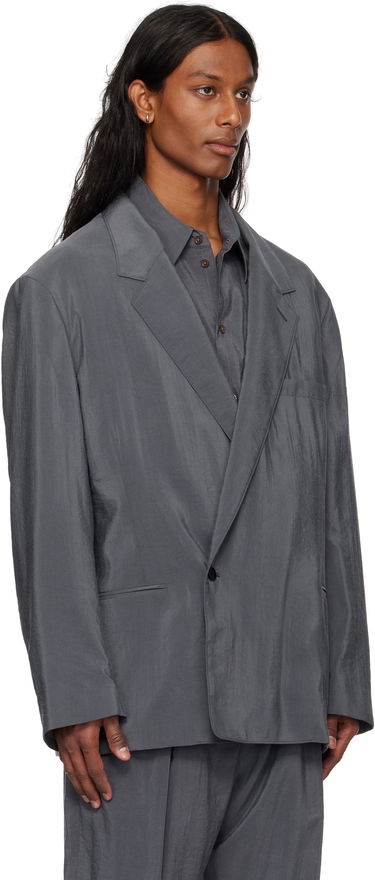 Takki LEMAIRE Lemaire Soft Double-Breasted Blazer Musta | JA1076 LF1308, 4