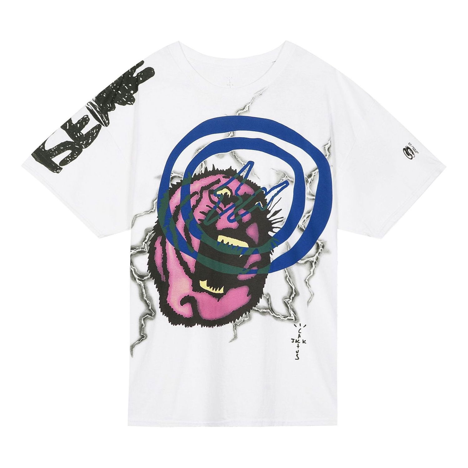 T-paita Cactus Jack by Travis Scott Cactus Jack x Fragment Design T-Shirt Valkoinen | CJFN-SS14, 0