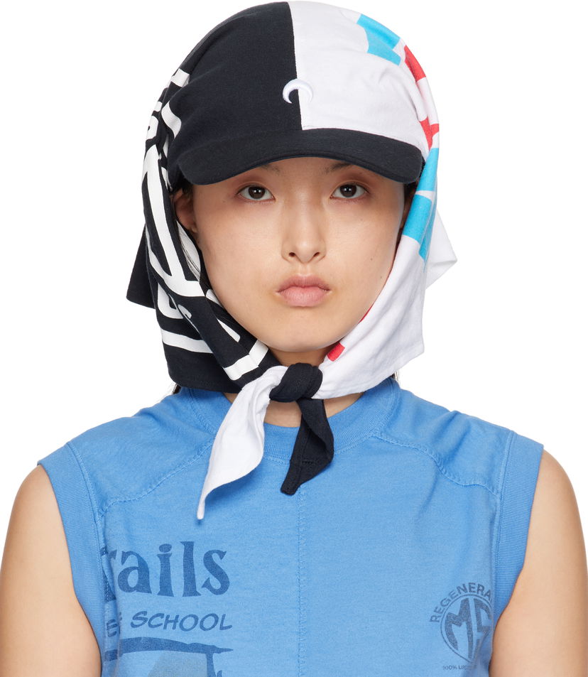Hattu Marine Serre Marine Serre Regenerated Graphic Veiled Cap Monivärinen | UHG029A UJER0009