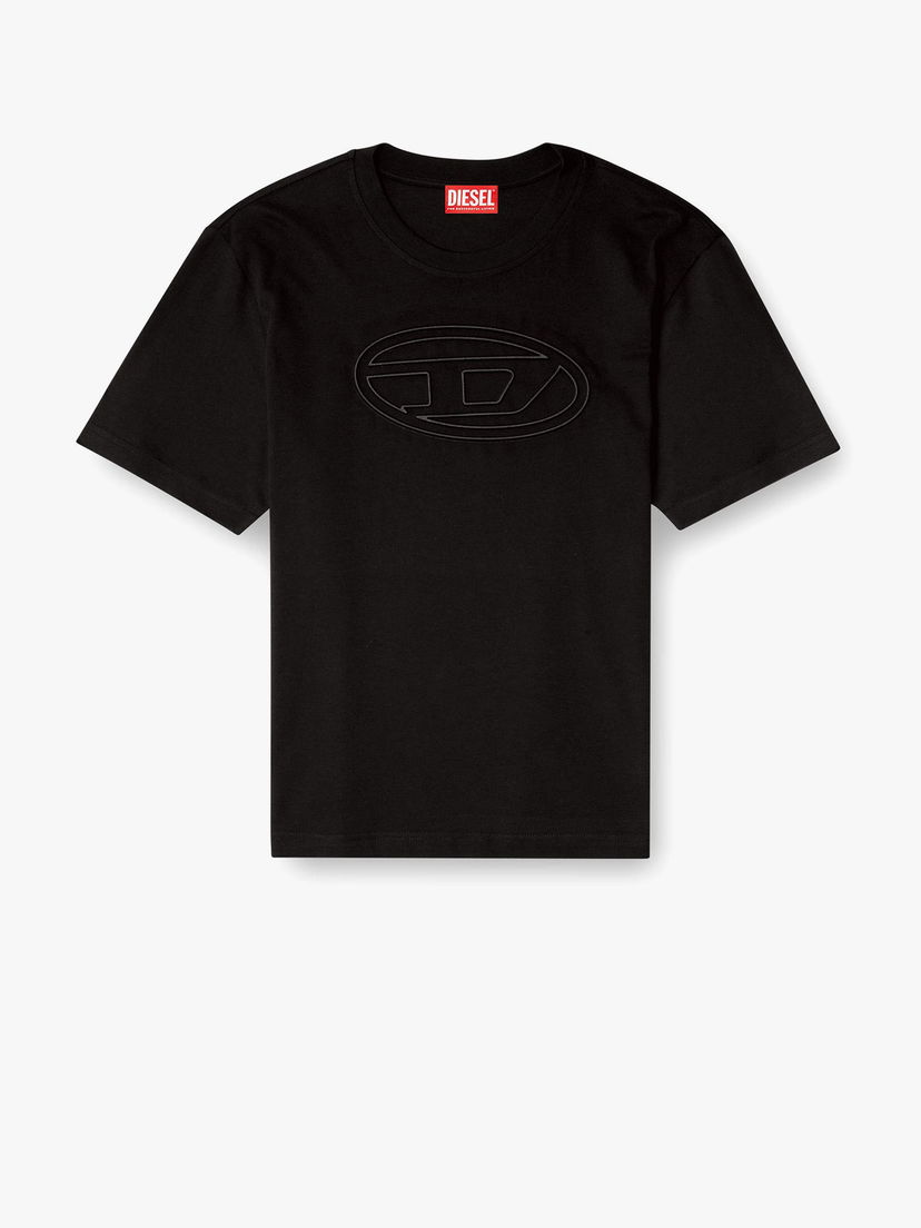 T-paita Diesel Diesel Oval Logo T-Shirt Musta | A174020NJBM9XX