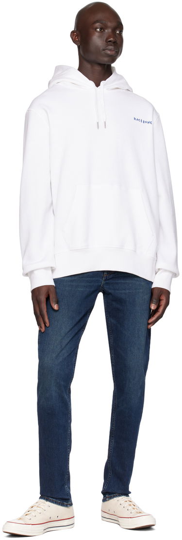 Huppari rag & bone Rag & Bone Coffee Hoodie Valkoinen | MBC23HT040AP40, 3