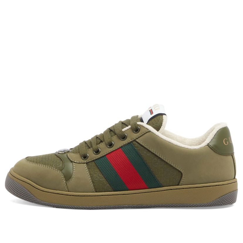 Tennarit ja kengät Gucci Screener Cotton Ripstop Sneaker Vihreä | 576223-FAD94-3243