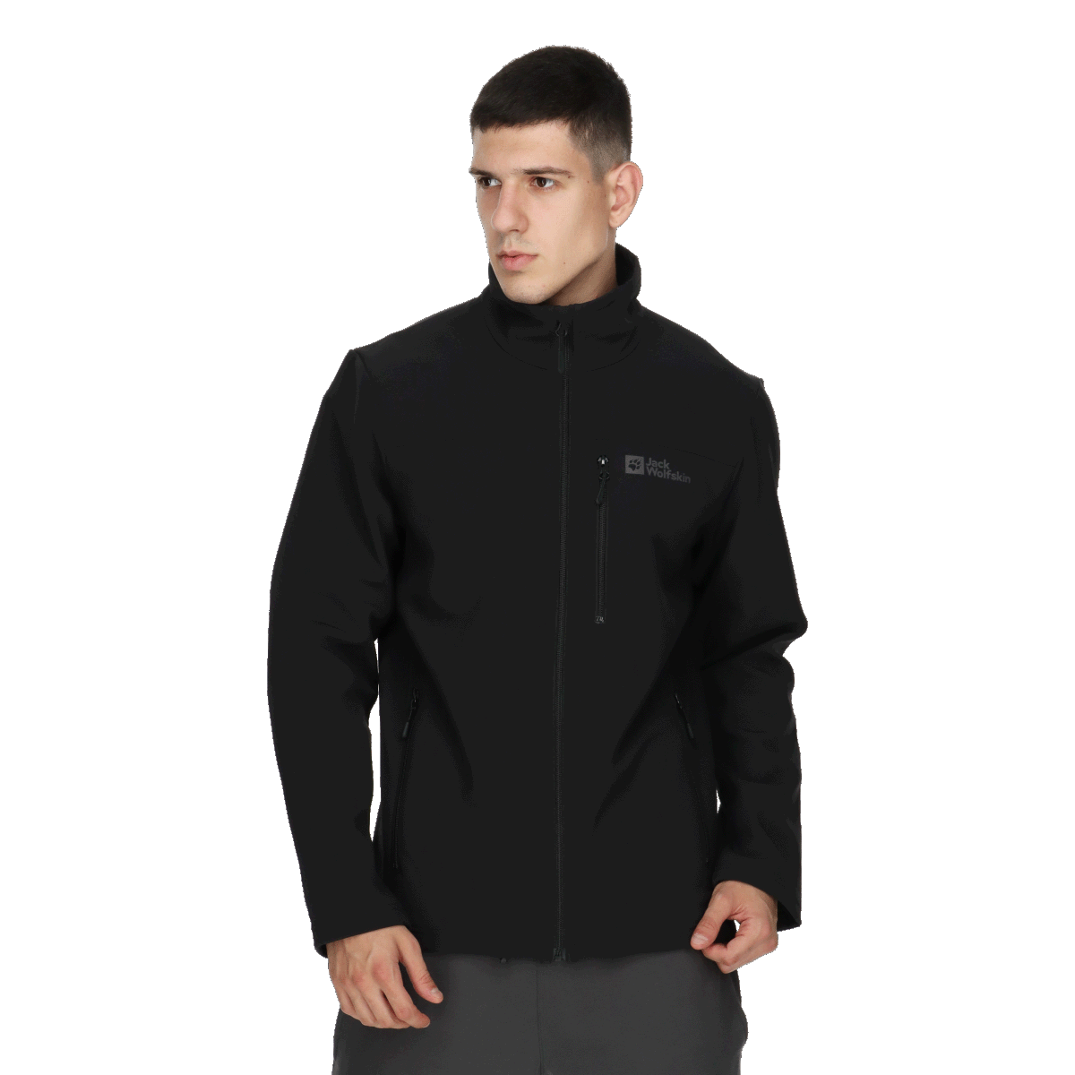 Takki Jack Wolfskin WHIRLWIND Softshell Jacket Musta | 1305802-6000, 0