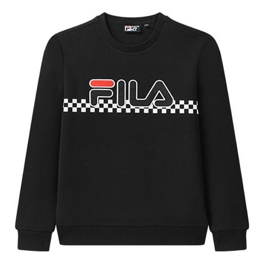 Huppari FILA FILA Logo Checkered Sweatshirt Musta | F61M048208F-NV