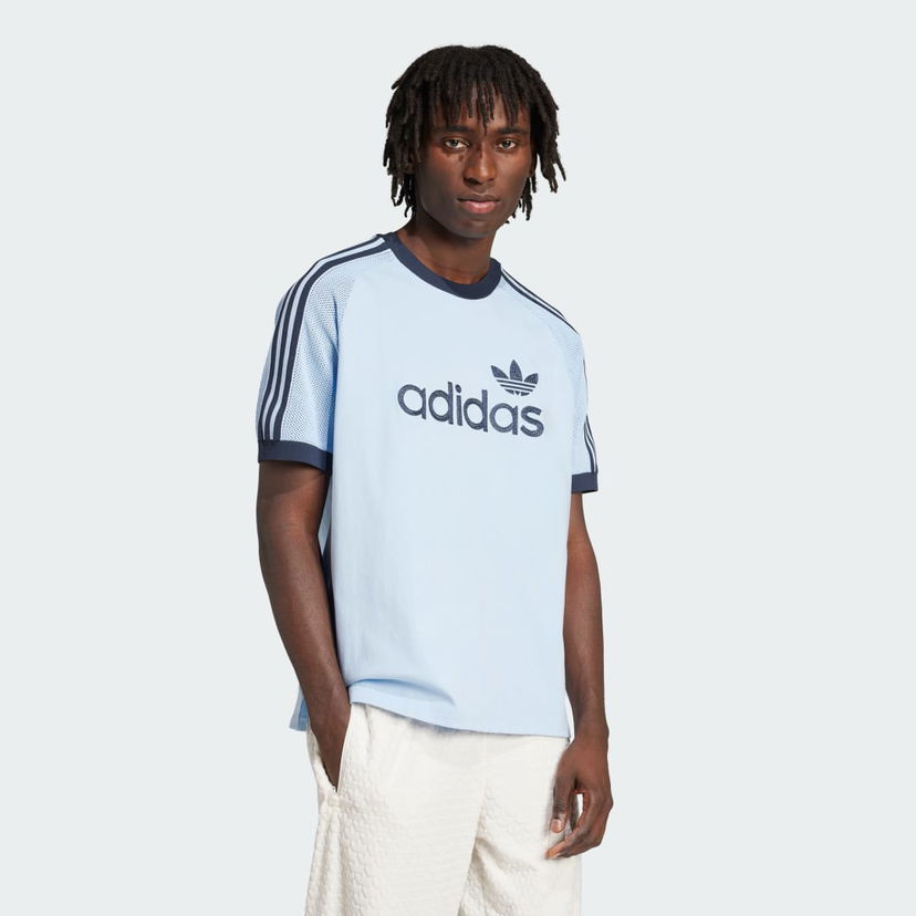 T-paita adidas Performance Premium Knitted T-Shirt Sininen | JN5557