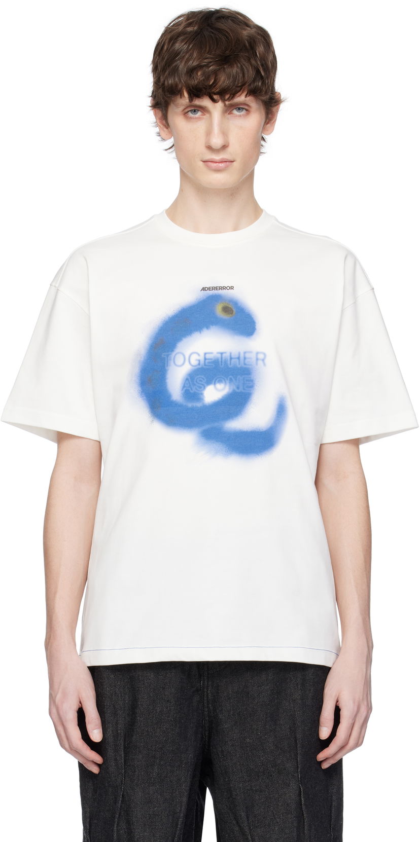 T-paita ADER ERROR ADER error 0107 Together As One Graphic T-Shirt Valkoinen | BO01SSTS0107OW